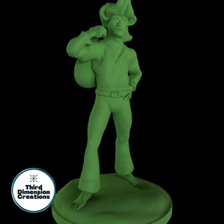 suave delincuente Stephen arroyo mesa caracteres criaturas miniatura heroico 3d print model - Mito3D