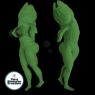 umkehren Meerjungfrau stephen beck Monster Miniatur reifen Monstergirl 3d print model - Mito3D