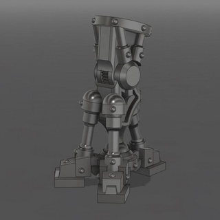 súper espacio soldado biónico pierna tipo 2 forja láser miniaturas mesa accesorios Tienda sci fi 28mm 3d print model - Mito3D