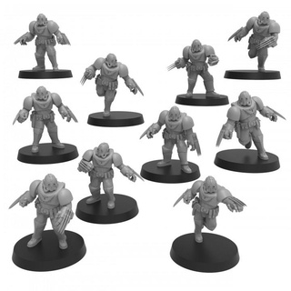 genewarrior recon eagle claws - presupported thatevilone Tabletop Characters & Creatures armour children space power lightning marine chaos scout 28mm renegade carapace empereos 3d print model - Mito3D