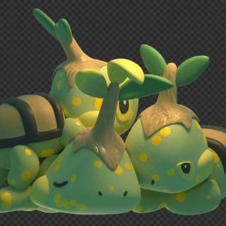 turtwig caresse pile yokki Pokémon 3d print model - Mito3D