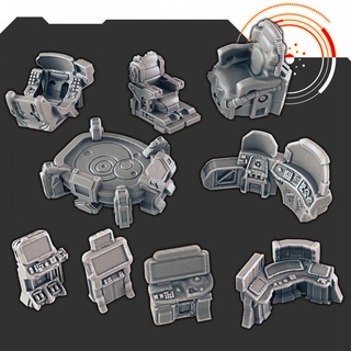 sci paysage départ pont terminaux support free évaner carothers table personnages créatures Sci univers 3D imprimable terrain boutique vaisseau spatial 3d print model - Mito3D