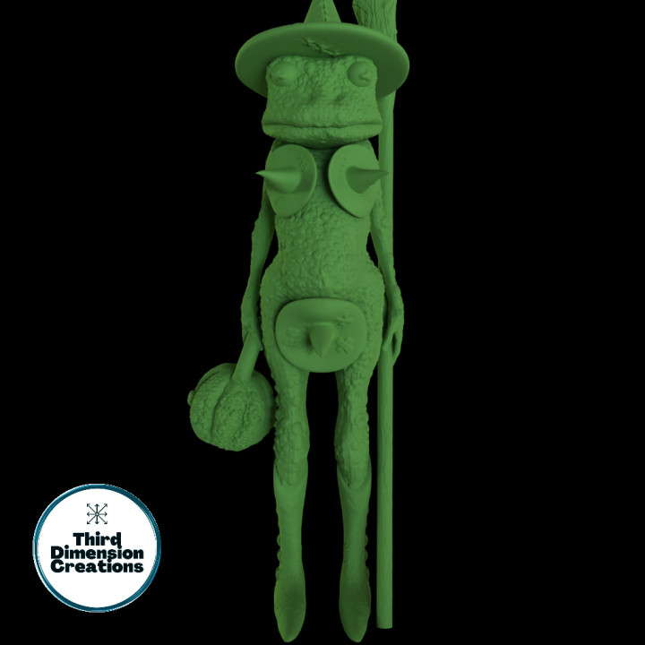 spoopy frog stephen beck Tabletop Characters & Creatures miniature meme holloween spooptober 3D print model - Mito3D