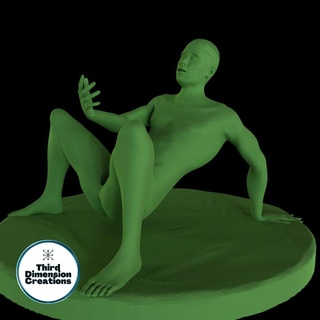 cheeky pen holder shape man stephen beck  Tabletop NSFW Home & Garden Office Pen Holders funny unique desktop nsfw cursed mature cheeky  3d print model - Mito3D