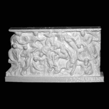 sarcophagus panel depicting fall phaeton hermitage museum saint petersburg scan 3d print model - Mito3D