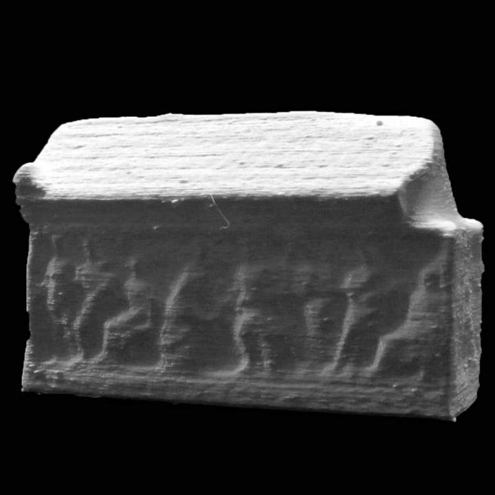sarcófago retratando aquiles lycomedes' filhas museu hermitage petersburgo scan 3D print model - Mito3D