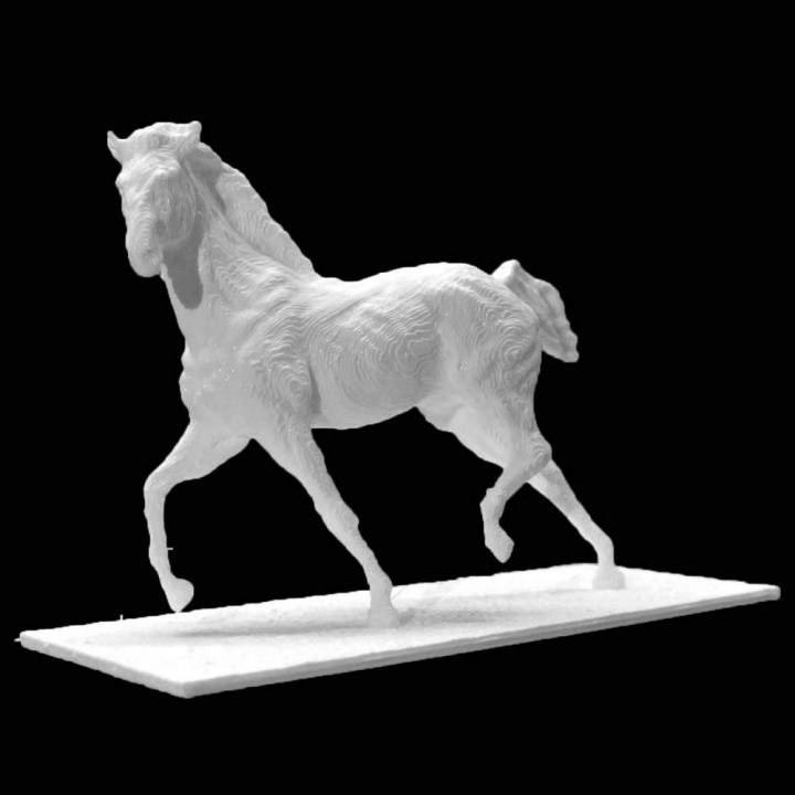 cavalo aldgate east londres scan 3D print model - Mito3D