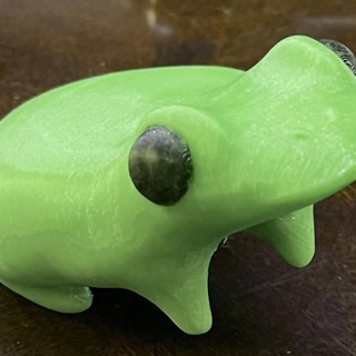 froggy david Toys & Games Animal Creature Figures cute desk sculpture desktop sculpt frog blender 3d 3d print model - Mito3D