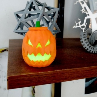 pumpkin jack o'lantern glow dark daniel manwaring Home & Garden Homeware Ornaments Festivities Halloween glowinthedark jack'olantern 3d print model - Mito3D