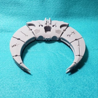 flying crescent fighter transport nathan koch Fan Art Tabletop Characters & Creatures Sci-Fi Universe Vehicles Machines spaceship scifi wh40k opr ftl 3d print model - Mito3D