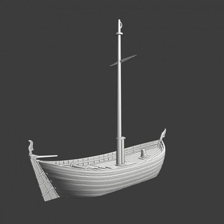 gotland ship northern crusades miniatures  Tabletop Tabletop Vehicles & Machines Store 3d print ancient boat medieval sailing ship transport modelling cargo 28mm sail swedish baltic crusades waterline  3d print model - Mito3D