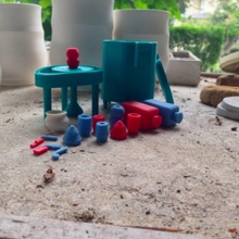 pottery wheel & kiln toy set toys games 3d print model - Mito3D