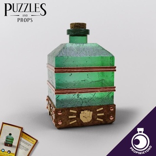 potion giant strength props&beyond accessory ancient bottle card container dragons dungeons epic fantasy gaming gift item master medieval prop roleplay rpg strong toy warhammer magic cosplay props supportless flask tabletop puzzles real beyond size d&d dnd jug dm 5e stat representation gm gamemaster wondrous in-game 3d print model - Mito3D