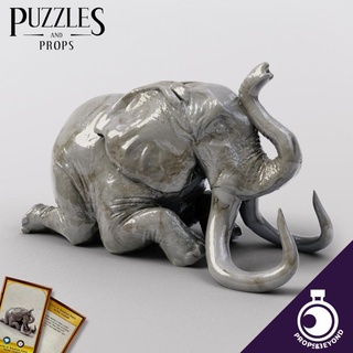 figurine wondrous power - marble elephant props&beyond accessory ancient card dragons dungeons epic fantasy gaming gift item master medieval prop roleplay rpg toy warhammer magic cosplay props supportless tabletop puzzles real beyond size d&d dnd luck dm 5e stat representation gm gamemaster in-game 3d print model - Mito3D