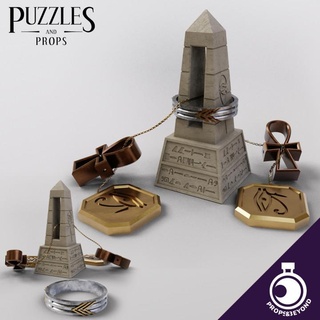 puzzle - locked gateway props&beyond Tabletop accessories accessory ancient card dragons dungeons egypt egyptian epic fantasy gaming gift item master medieval mythology prop roleplay rpg toy warhammer pyramid magic cosplay props supportless tabletop puzzles real beyond size d&d dnd hieroglyph dm 5e stat representation gm gamemaster wondrous in-game 3d print model - Mito3D