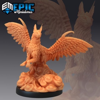 sky dog flying winged canine cloud guardian epic-miniatures Tabletop Characters & Creatures Fantasy Universe Store fantasy medieval monster rpg warhammer sla enemy tabletop dungeon dnd pathfinder npc pre-supported supported pre 3d print model - Mito3D