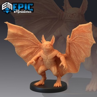 homunculus artificial bat creature manmade abomination chimera epic-miniatures Tabletop Characters & Creatures Fantasy Universe Store fantasy medieval monster rpg warhammer sla enemy tabletop dungeon dnd pathfinder npc pre-supported supported pre 3d print model - Mito3D