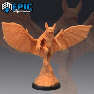 homunculus flying artificial bat creature manmade abomination chimera epic-miniatures Tabletop Characters & Creatures Fantasy Universe Store fantasy medieval monster rpg warhammer sla enemy tabletop dungeon dnd pathfinder npc pre-supported supported pre 3d print model - Mito3D