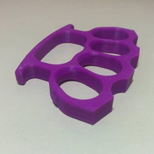 brass knuckles props cosplay 3d print model - Mito3D
