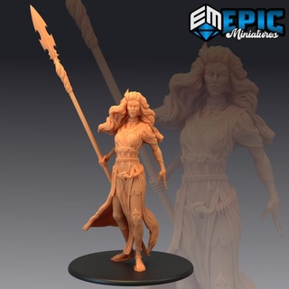 cloud giantess female sky giant heavenly titan epic-miniatures Tabletop Characters & Creatures Fantasy Universe Store fantasy medieval monster rpg warhammer sla enemy tabletop dungeon dnd pathfinder npc pre-supported supported pre 3d print model - Mito3D