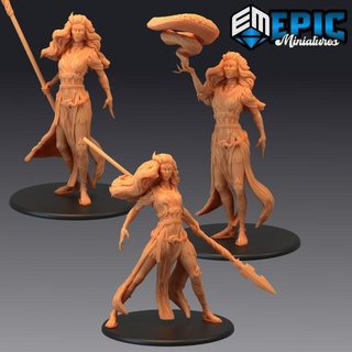 cloud giantess set female sky giant heavenly titan epic-miniatures Tabletop Characters & Creatures Fantasy Universe Store fantasy medieval monster rpg warhammer sla storm enemy tabletop dungeon dnd pathfinder npc pre-supported supported pre 3d print model - Mito3D