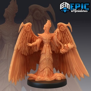 dominion angel dark cloud celestial fallen smoke guardian epic-miniatures Tabletop Characters & Creatures Fantasy Universe Store fantasy medieval monster rpg warhammer sla enemy tabletop dungeon dnd pathfinder npc pre-supported supported pre 3d print model - Mito3D