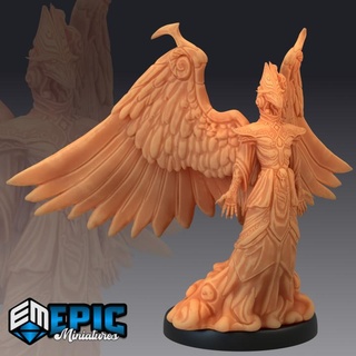 dominion angel flying dark cloud celestial fallen smoke guardian epic-miniatures Tabletop Characters & Creatures Fantasy Universe Store fantasy medieval monster rpg warhammer sla enemy tabletop dungeon dnd pathfinder npc pre-supported supported pre 3d print model - Mito3D