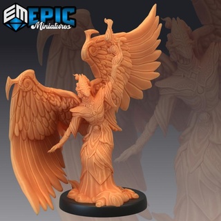 dominion angel magic dark cloud celestial fallen smoke guardian epic-miniatures Tabletop Characters & Creatures Fantasy Universe Store fantasy medieval monster rpg warhammer sla enemy tabletop dungeon dnd pathfinder npc pre-supported supported pre 3d print model - Mito3D