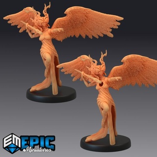heartless angel spear emotionless celestial heavenly guardian epic-miniatures Tabletop Characters & Creatures Fantasy Universe Store fantasy medieval monster rpg warhammer sla enemy tabletop dungeon dnd pathfinder npc pre-supported supported pre 3d print model - Mito3D