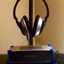 bose soundlink mini dock fone ouvido suporte jardim alto falante headphonestand soundlinkmini 3d print model - Mito3D