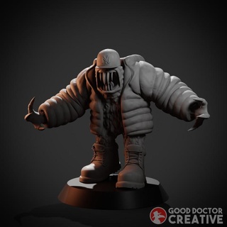 timbler good doctor creative Tabletop Characters & Creatures Thriller Universe retro quake shambler 3d print model - Mito3D