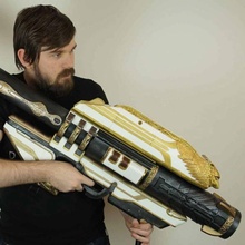 20 gjallarhorn kader sahne cosplay silah roket rpg savaş bungie yineleme destinythegame rocketlauncher 3d print model - Mito3D