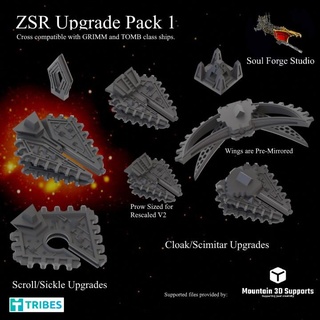 zsr upgrade pack 1 soul forge studio Tabletop accessories Store zombiespacerobots 3d print model - Mito3D
