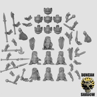 mousle knight multipart kit pre supported duncan shadow Tabletop Characters & Creatures Historical Universe Store dungeonsanddragons dnd mice anthropomorphic anthro presupported humblewood burrowsandbadgers 3d print model - Mito3D