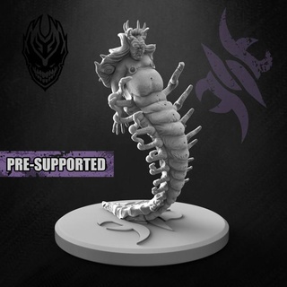 hungry king grinning god Tabletop Characters & Creatures 3d demon bug creature dark detailed dragon fantasy horror monster painting miniature 3dprint dungeon dnd tribe ttrpg presupported 3d print model - Mito3D