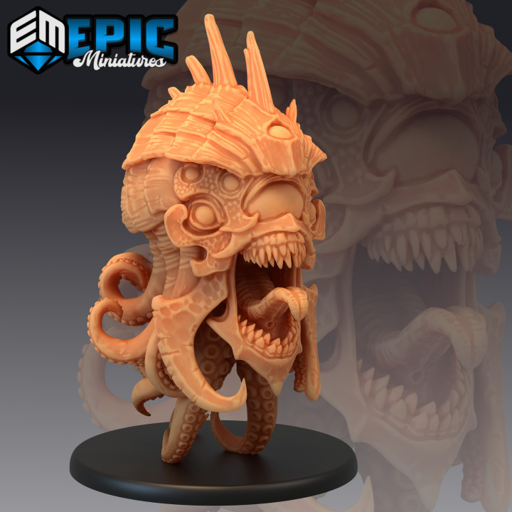 occhi in profondità mare occhio tiranno sott'acqua osservatore epic miniatures tavolo personaggi creature negozio fantasia medievale mostro oceano rpg warhammer acqua sla nemico prigione incontrare dnd esploratore npc pre supported supportato seaholder 3D print model - Mito3D