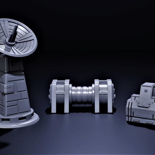 impérial sci dispersion terrain faux dessins table personnages créatures Sci univers 3D imprimable boutique jeu miniatures 3d print model - Mito3D