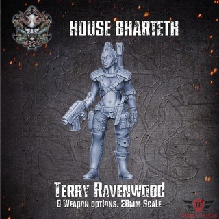 house bharteth - terry ravenwood tagged events Tabletop Characters & Creatures Store necromunda underhive ganger housebharteth houseofstrife 3d print model - Mito3D