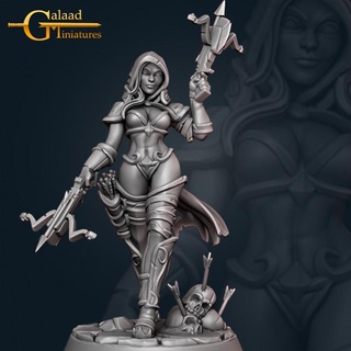 october release - aleera - hunter +nsfw galaad miniatures  Store dragon female miniatures roleplay vampire woman hunter tabletop crossbow dungeon werewolf nsfw topless inquisition aleera  3d print model - Mito3D