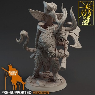 gloomvale guard b titan forge miniatures Tabletop Characters & Creatures Fantasy Universe Store battle leader warhammer champion wargame chaos beastman 3d print model - Mito3D