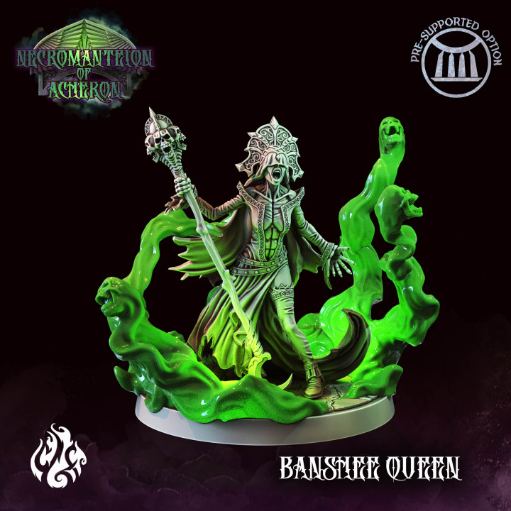 banshee queen crippled god foundry  Tabletop Tabletop Characters & Creatures Fantasy Universe Tabletop Tabletop Characters & Creatures Tabletop fantasy god queen rpg undead lich patreon foundry banshee crippled cgf acheron necromanteion  3D print model - Mito3D