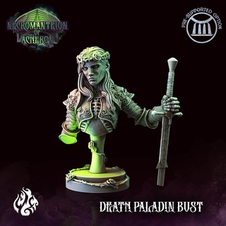 death paladin bust crippled god foundry Tabletop Characters & Creatures Fantasy Universe Store fantasy hero rpg dnd cgf acheron necromanteion 3d print model - Mito3D