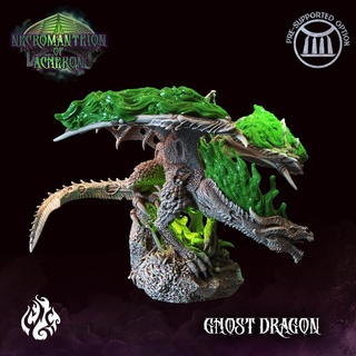 ghost dragon crippled god foundry  Tabletop Tabletop Characters & Creatures Fantasy Universe Tabletop Tabletop Characters & Creatures Tabletop Store dragon fantasy ghost god monster rpg undead villain patreon dnd foundry crippled cgf acheron necromanteion  3d print model - Mito3D