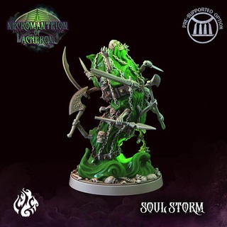 soul storm crippled god foundry Tabletop Characters & Creatures Fantasy Universe Store fantasy monster rpg skeleton undead patreon dnd cgf acheron necromanteion 3d print model - Mito3D