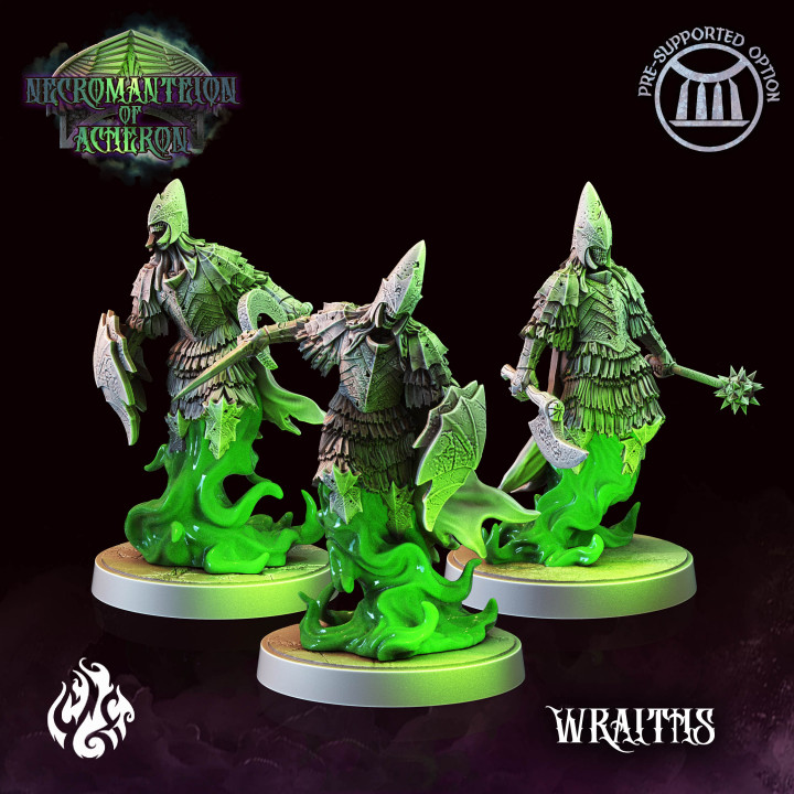 wraiths crippled god foundry  Tabletop Tabletop Characters & Creatures Fantasy Universe Tabletop Tabletop Characters & Creatures Tabletop Store fantasy god monster rpg undead wraith souls dnd foundry crippled cgf acheron necromanteion  3D print model - Mito3D