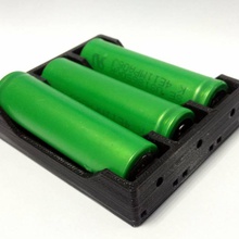 18650 batteria titolare 3x gadgets elettronica 18650batteryholdereletronicroboticeletric 3d print model - Mito3D