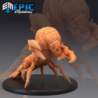 lobster folk attacking humanoid sea creature underwater ocean encounter epic-miniatures Store fantasy medieval monster rpg warhammer water sla enemy tabletop angry dungeon dnd pathfinder npc pre-supported supported pre yurian 3d print model - Mito3D