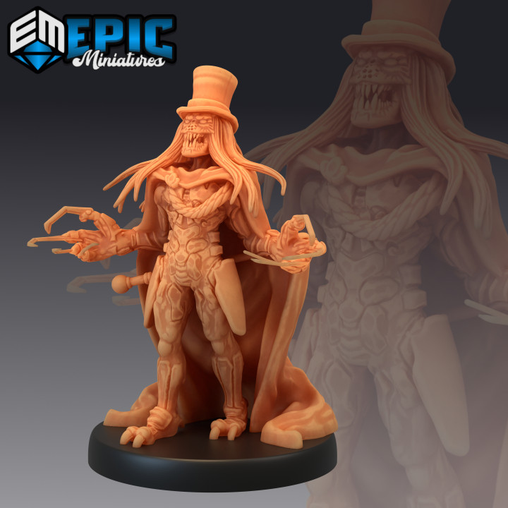 ripper laughing city murderer gentleman killer phantom jack epic-miniatures Store fantasy medieval monster rpg warhammer sla enemy tabletop dungeon dnd pathfinder npc pre-supported supported pre 3D print model - Mito3D