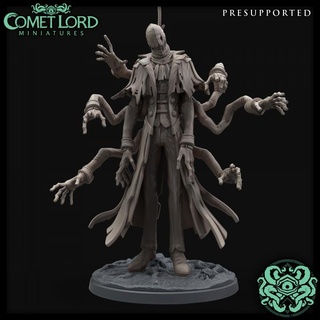 grinning man comet lord miniatures Tabletop Characters & Creatures creature halloween horror monster tall large creepy dnd slender slenderman dnd5e hanged 3d print model - Mito3D