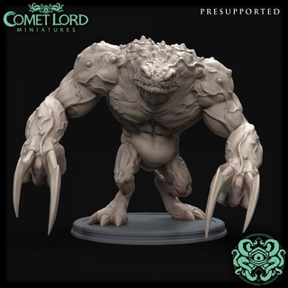 blue chaostoad comet lord miniatures Tabletop Characters & Creatures Store demon creature monster hulk huge chaos dnd toad slaad dnd5 outsider 3d print model - Mito3D